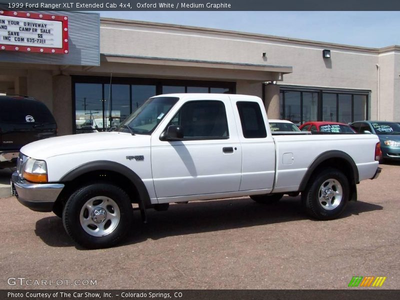 Oxford White / Medium Graphite 1999 Ford Ranger XLT Extended Cab 4x4