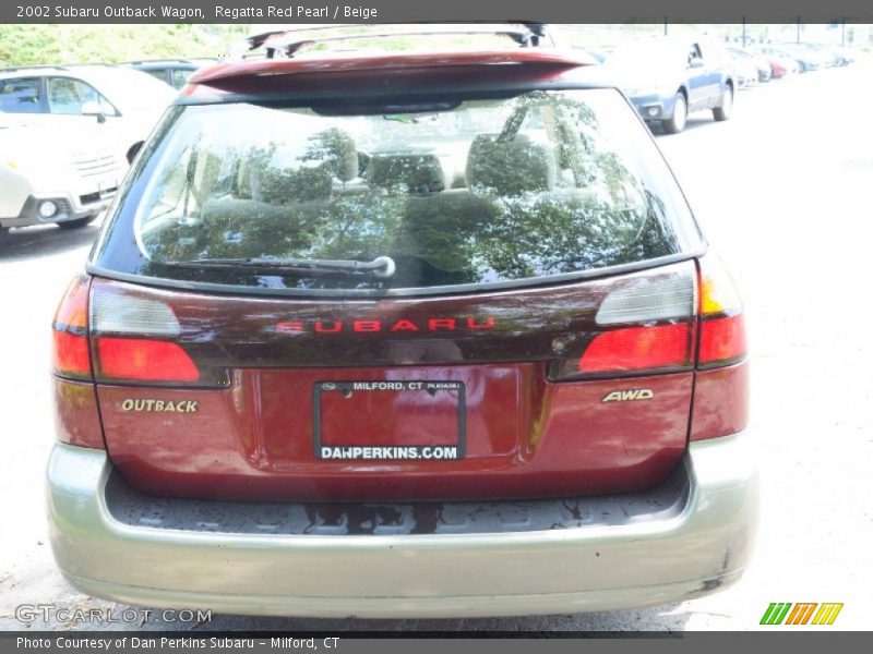 Regatta Red Pearl / Beige 2002 Subaru Outback Wagon