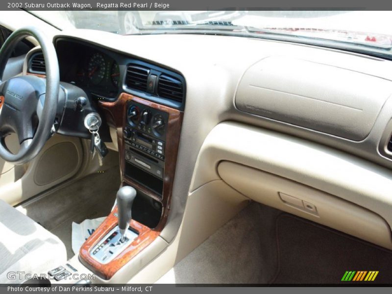 Regatta Red Pearl / Beige 2002 Subaru Outback Wagon