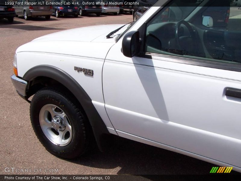 Oxford White / Medium Graphite 1999 Ford Ranger XLT Extended Cab 4x4