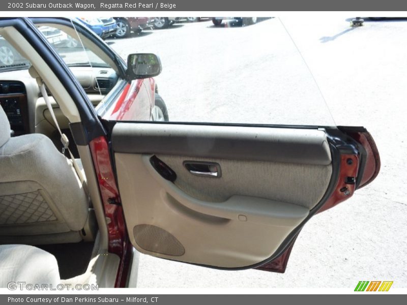 Regatta Red Pearl / Beige 2002 Subaru Outback Wagon