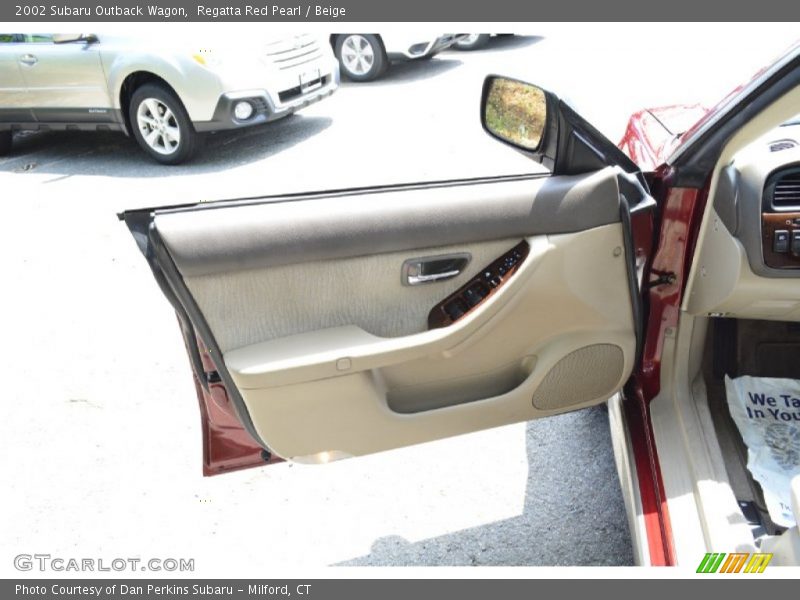Regatta Red Pearl / Beige 2002 Subaru Outback Wagon