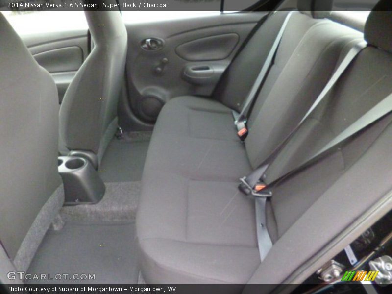 Super Black / Charcoal 2014 Nissan Versa 1.6 S Sedan