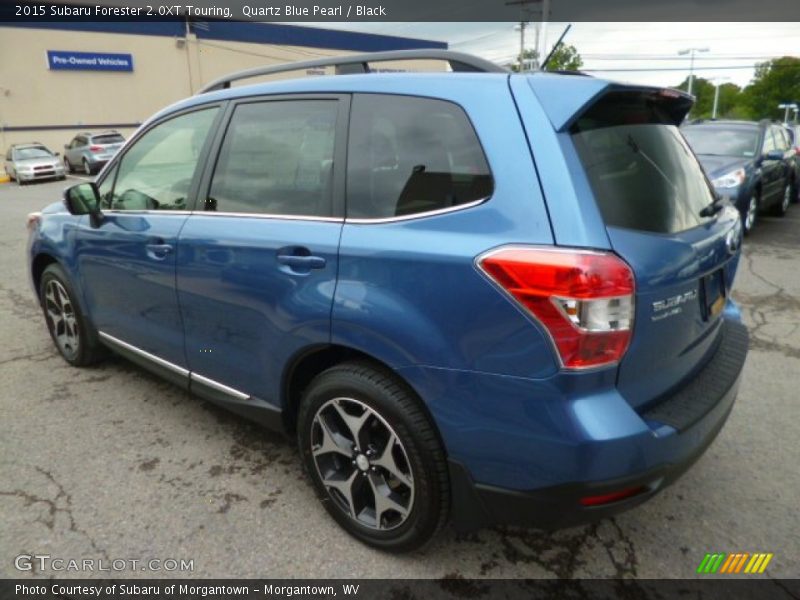 Quartz Blue Pearl / Black 2015 Subaru Forester 2.0XT Touring