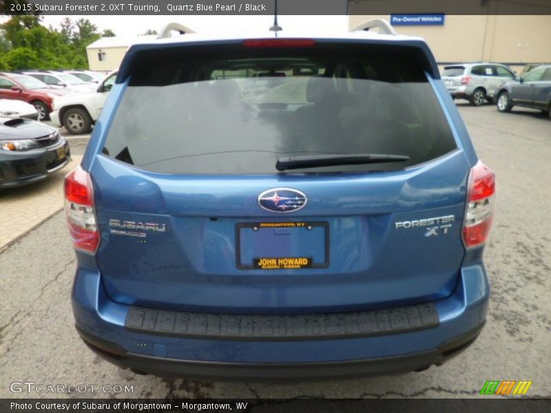 Quartz Blue Pearl / Black 2015 Subaru Forester 2.0XT Touring
