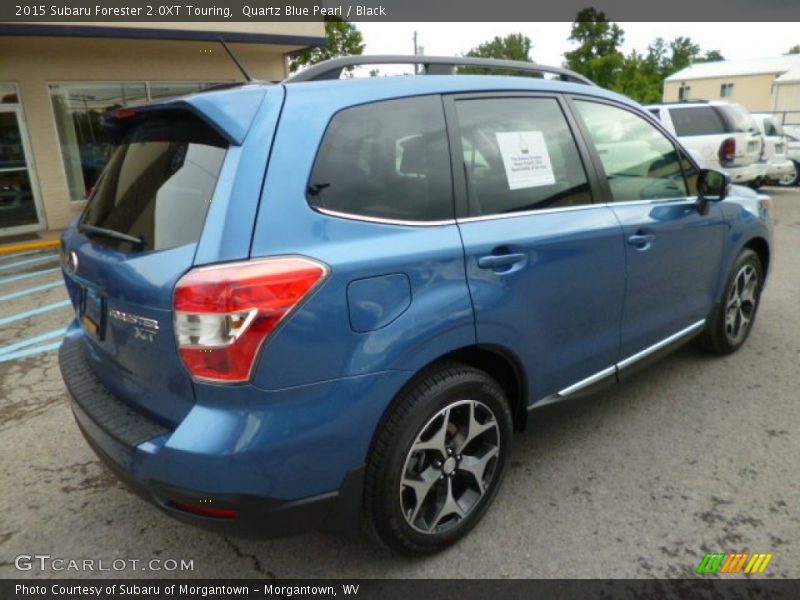 Quartz Blue Pearl / Black 2015 Subaru Forester 2.0XT Touring