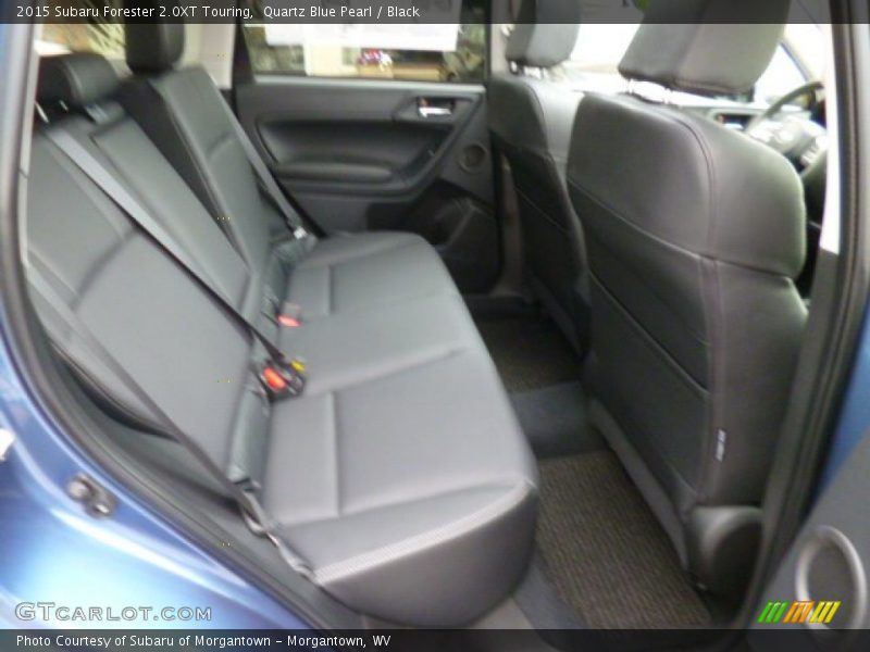 Quartz Blue Pearl / Black 2015 Subaru Forester 2.0XT Touring