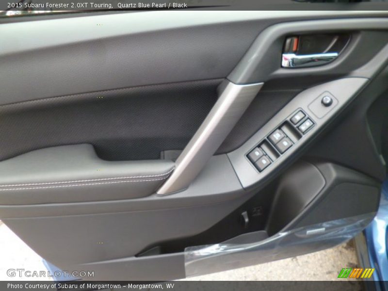 Quartz Blue Pearl / Black 2015 Subaru Forester 2.0XT Touring