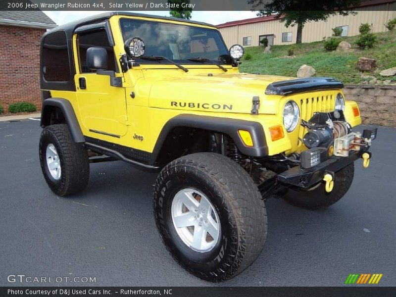Solar Yellow / Dark Slate Gray 2006 Jeep Wrangler Rubicon 4x4
