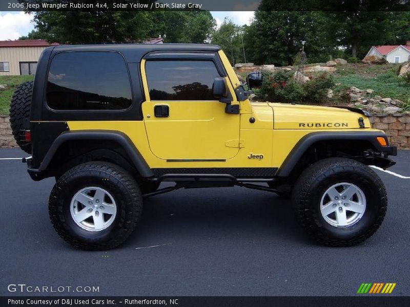 Solar Yellow / Dark Slate Gray 2006 Jeep Wrangler Rubicon 4x4