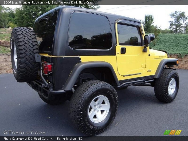 Solar Yellow / Dark Slate Gray 2006 Jeep Wrangler Rubicon 4x4