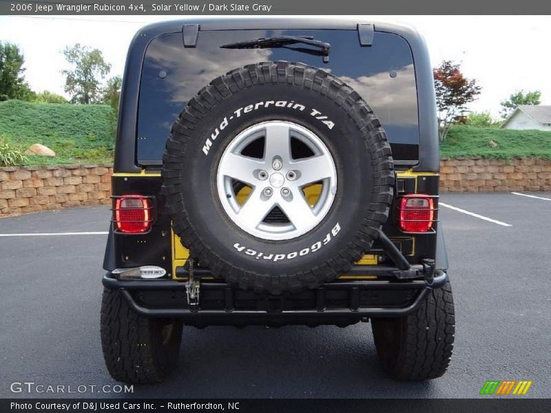 Solar Yellow / Dark Slate Gray 2006 Jeep Wrangler Rubicon 4x4