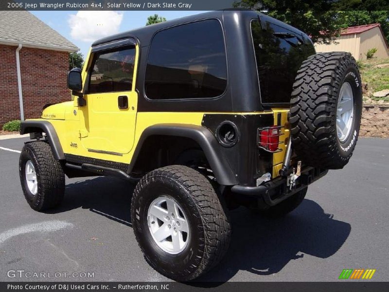 Solar Yellow / Dark Slate Gray 2006 Jeep Wrangler Rubicon 4x4