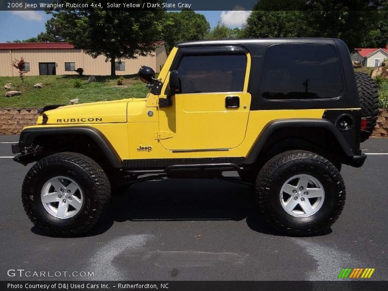 Solar Yellow / Dark Slate Gray 2006 Jeep Wrangler Rubicon 4x4