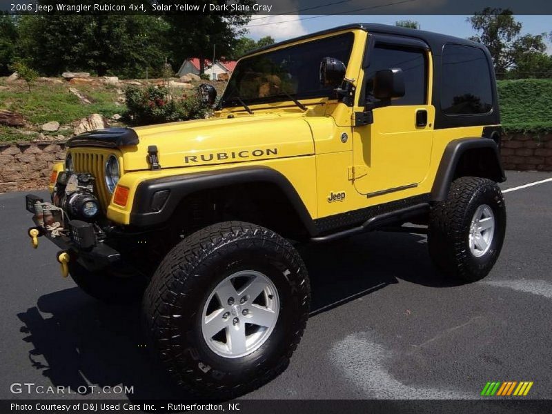Solar Yellow / Dark Slate Gray 2006 Jeep Wrangler Rubicon 4x4