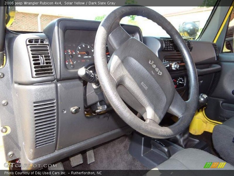 Solar Yellow / Dark Slate Gray 2006 Jeep Wrangler Rubicon 4x4