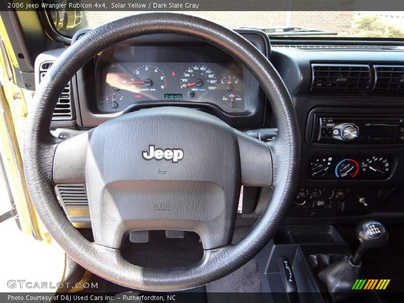 Solar Yellow / Dark Slate Gray 2006 Jeep Wrangler Rubicon 4x4