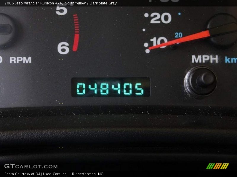 Solar Yellow / Dark Slate Gray 2006 Jeep Wrangler Rubicon 4x4