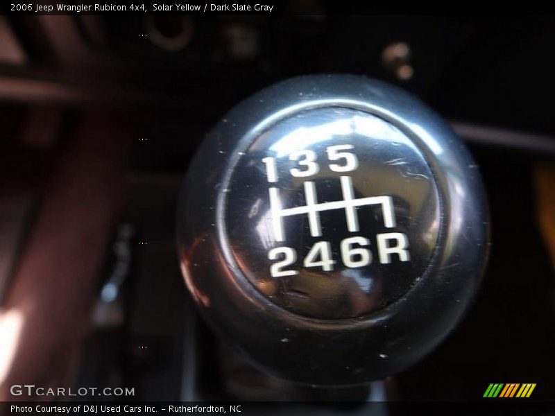 Solar Yellow / Dark Slate Gray 2006 Jeep Wrangler Rubicon 4x4