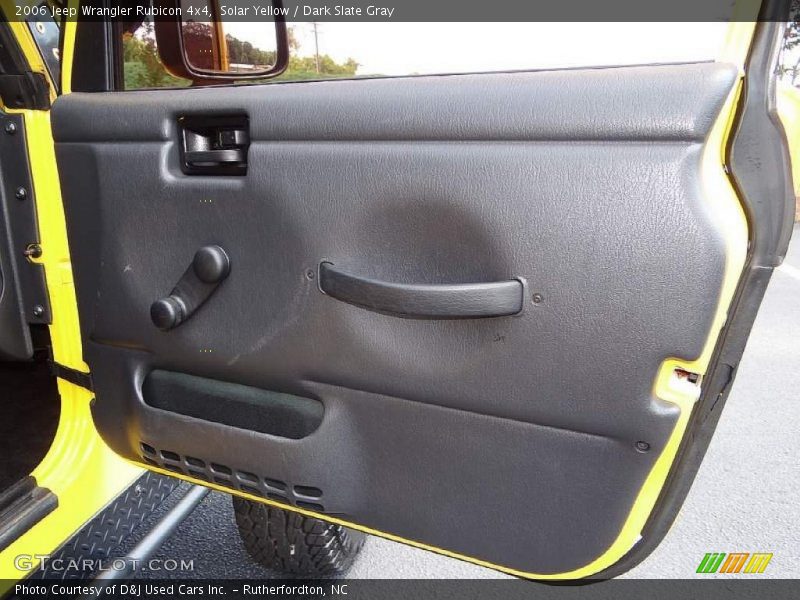 Solar Yellow / Dark Slate Gray 2006 Jeep Wrangler Rubicon 4x4