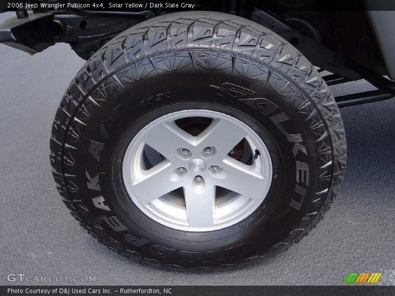 Solar Yellow / Dark Slate Gray 2006 Jeep Wrangler Rubicon 4x4