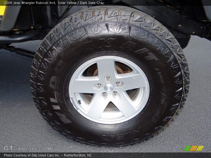 Solar Yellow / Dark Slate Gray 2006 Jeep Wrangler Rubicon 4x4