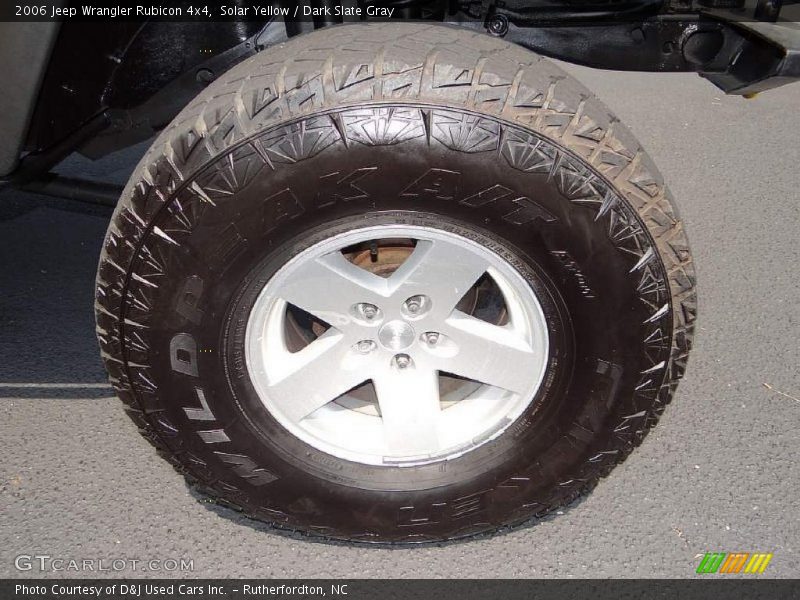 Solar Yellow / Dark Slate Gray 2006 Jeep Wrangler Rubicon 4x4