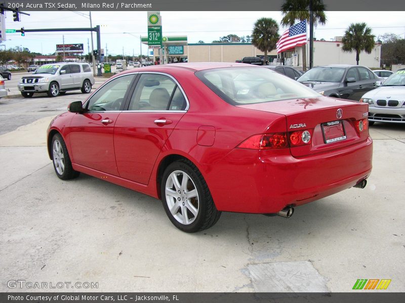 Milano Red / Parchment 2004 Acura TSX Sedan
