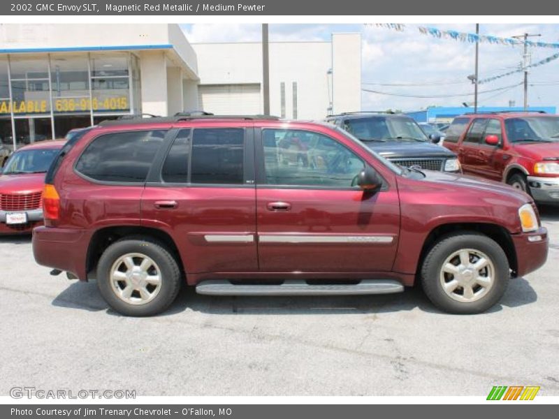 Magnetic Red Metallic / Medium Pewter 2002 GMC Envoy SLT