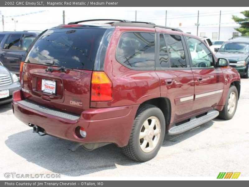 Magnetic Red Metallic / Medium Pewter 2002 GMC Envoy SLT