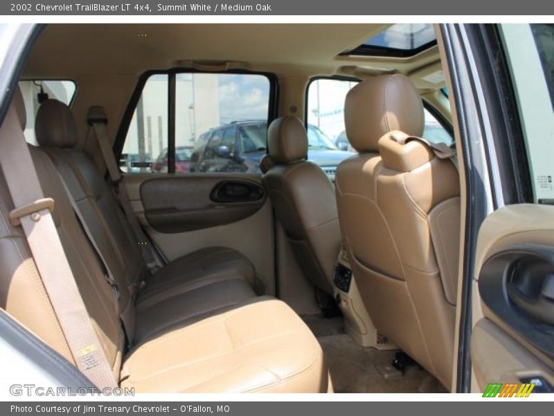 Summit White / Medium Oak 2002 Chevrolet TrailBlazer LT 4x4