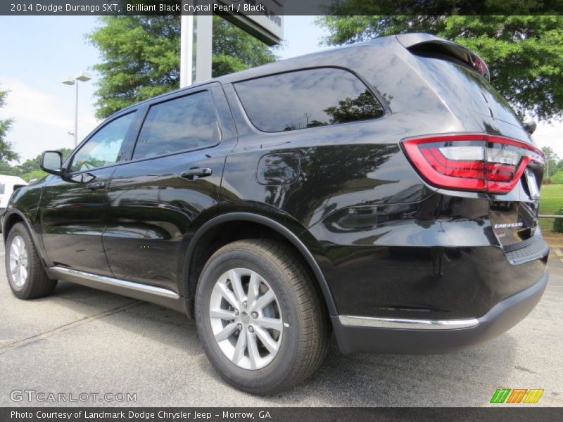 Brilliant Black Crystal Pearl / Black 2014 Dodge Durango SXT