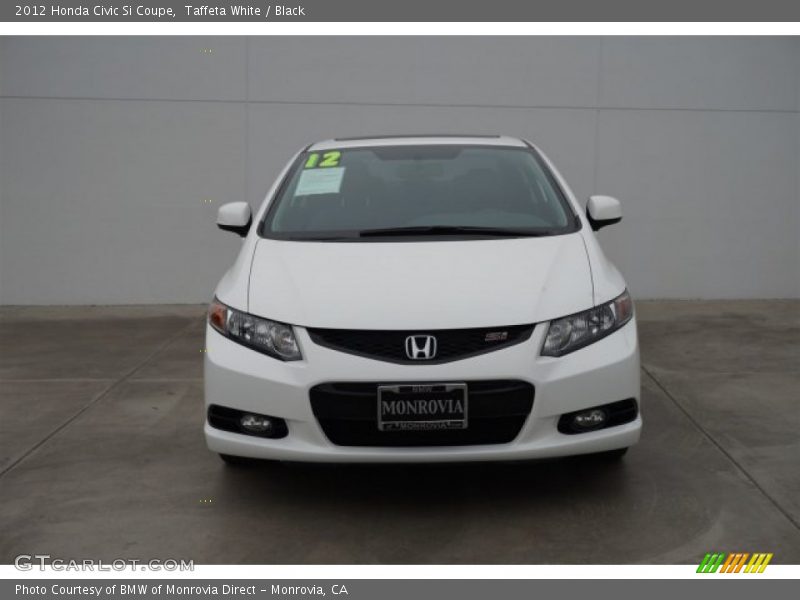 Taffeta White / Black 2012 Honda Civic Si Coupe