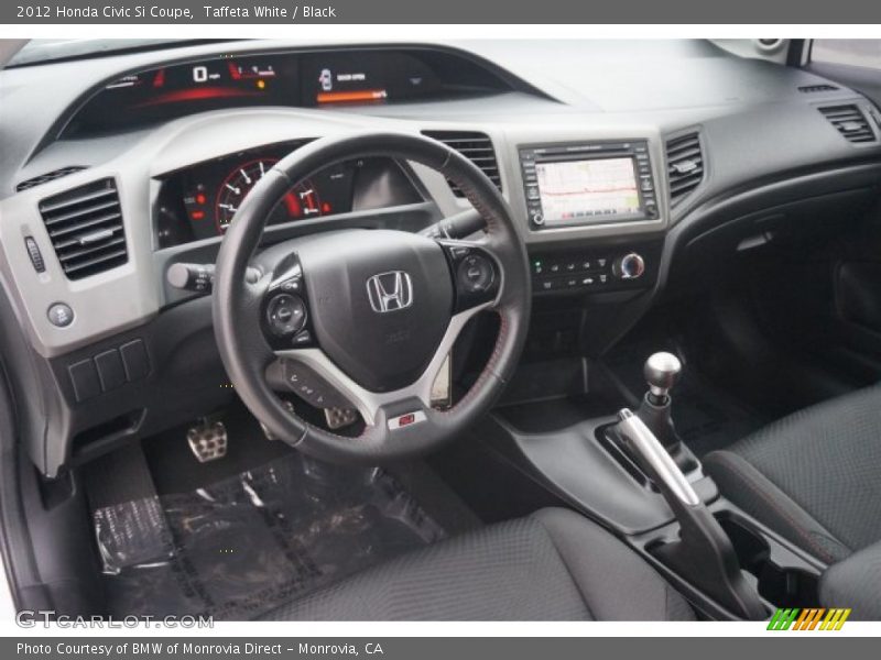 Taffeta White / Black 2012 Honda Civic Si Coupe