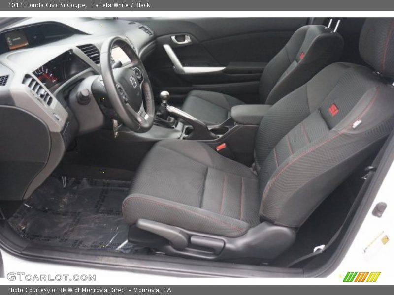 Taffeta White / Black 2012 Honda Civic Si Coupe