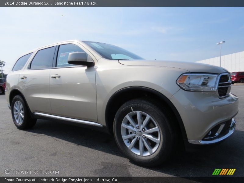 Sandstone Pearl / Black 2014 Dodge Durango SXT