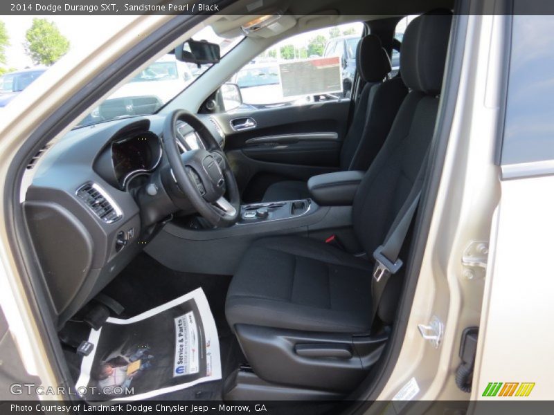 Sandstone Pearl / Black 2014 Dodge Durango SXT