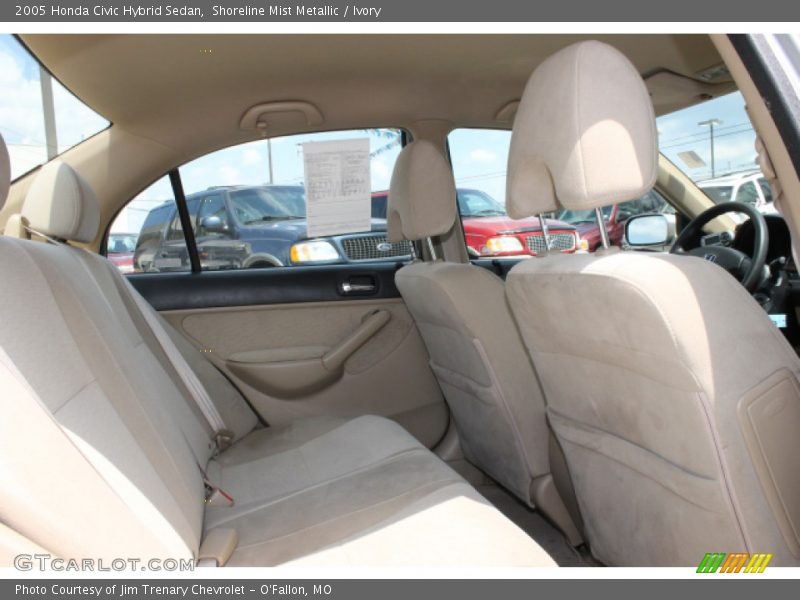 Shoreline Mist Metallic / Ivory 2005 Honda Civic Hybrid Sedan