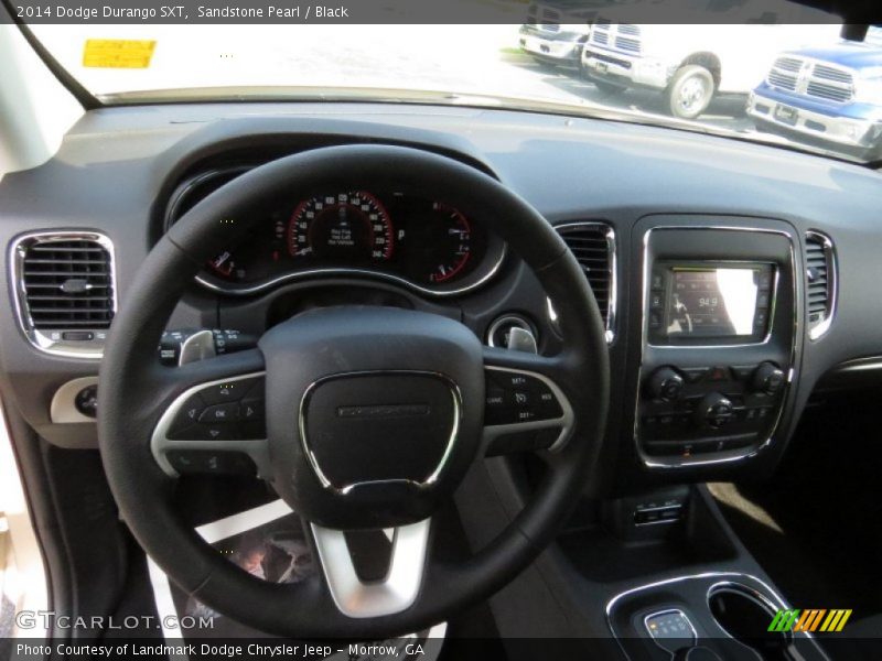 Sandstone Pearl / Black 2014 Dodge Durango SXT