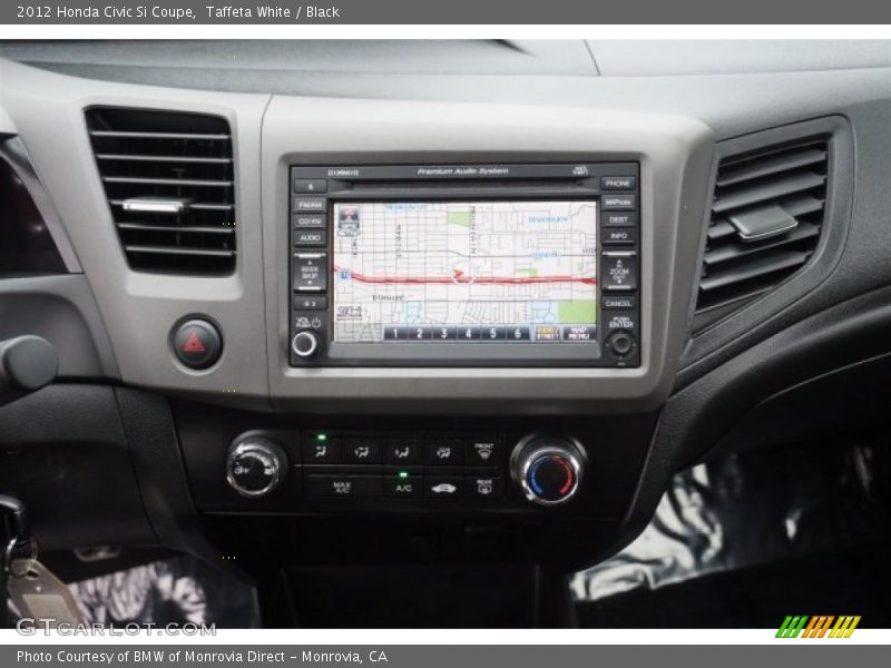 Taffeta White / Black 2012 Honda Civic Si Coupe