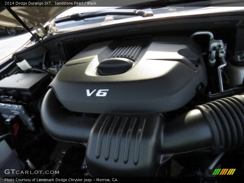 Sandstone Pearl / Black 2014 Dodge Durango SXT