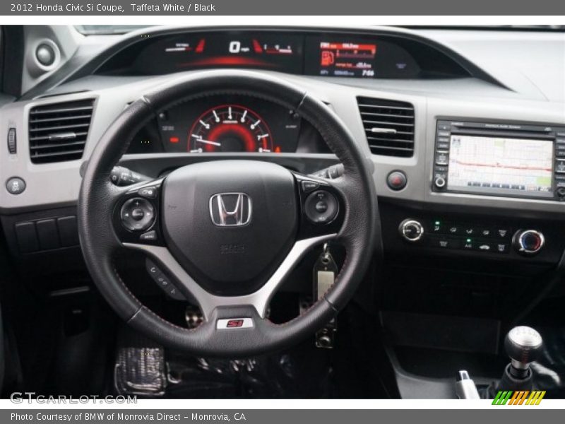 Taffeta White / Black 2012 Honda Civic Si Coupe
