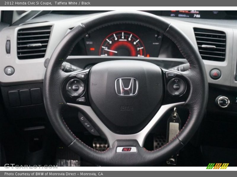 Taffeta White / Black 2012 Honda Civic Si Coupe