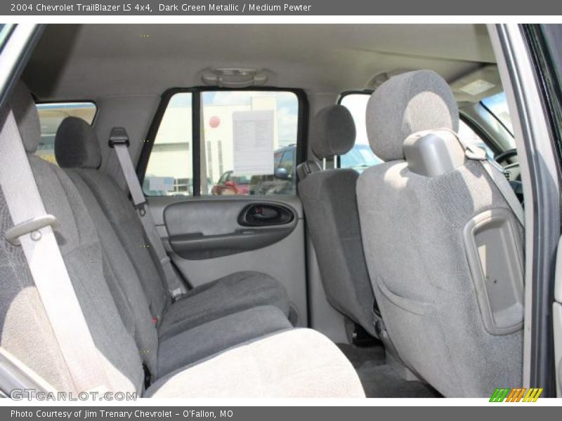 Dark Green Metallic / Medium Pewter 2004 Chevrolet TrailBlazer LS 4x4