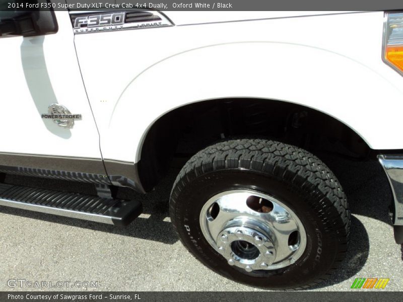 Oxford White / Black 2014 Ford F350 Super Duty XLT Crew Cab 4x4 Dually