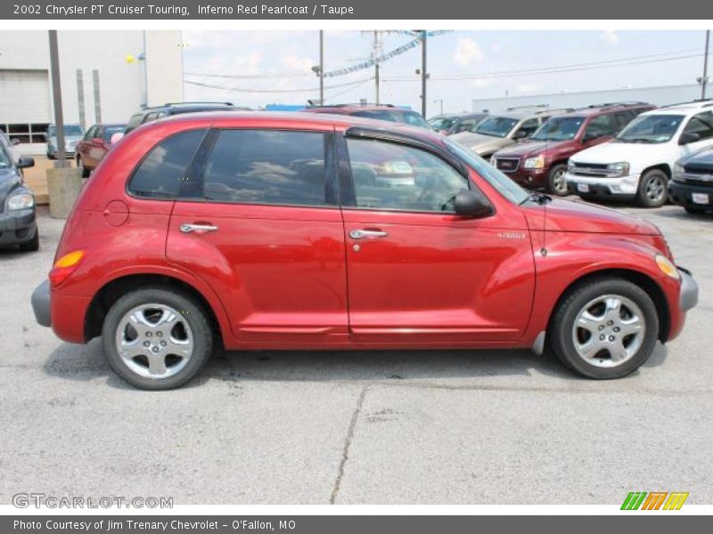 Inferno Red Pearlcoat / Taupe 2002 Chrysler PT Cruiser Touring