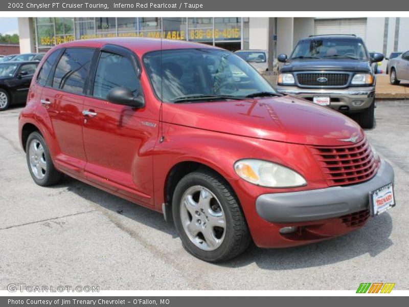 Inferno Red Pearlcoat / Taupe 2002 Chrysler PT Cruiser Touring