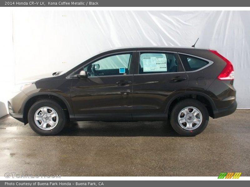 Kona Coffee Metallic / Black 2014 Honda CR-V LX