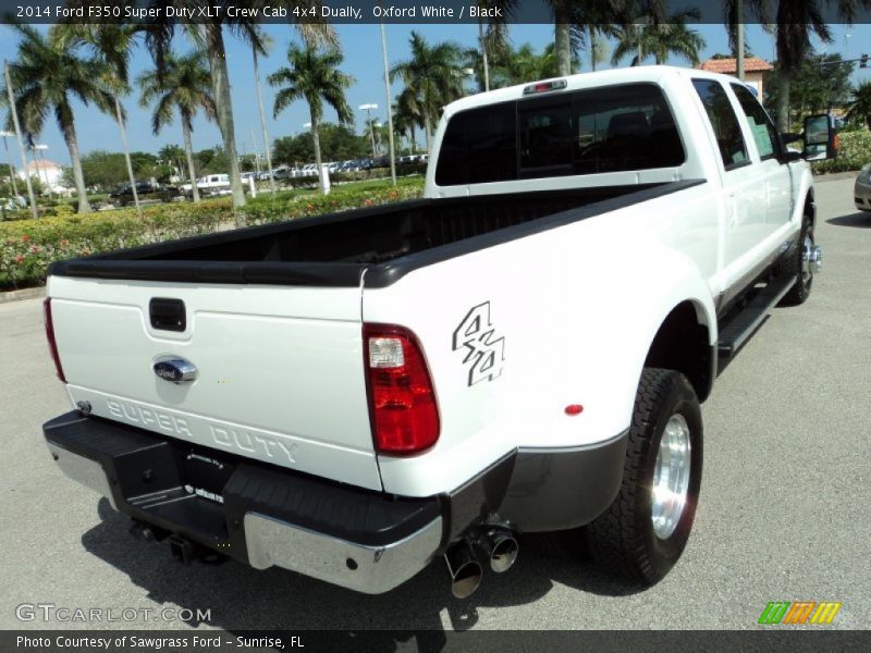 Oxford White / Black 2014 Ford F350 Super Duty XLT Crew Cab 4x4 Dually