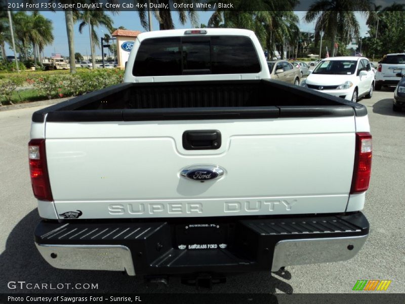Oxford White / Black 2014 Ford F350 Super Duty XLT Crew Cab 4x4 Dually